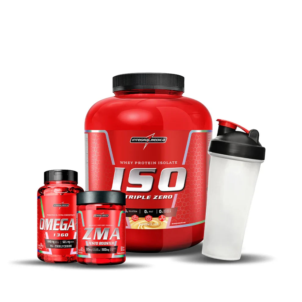Pack ISO Triple Zero 4LB + ZMA + Omega 3 y Shaker Regalo
